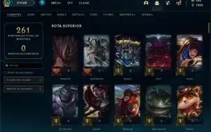 Conta League of Legends 2015 - 87 Skins - Ouro 1