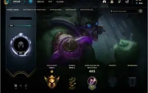 Conta de lol e valorant