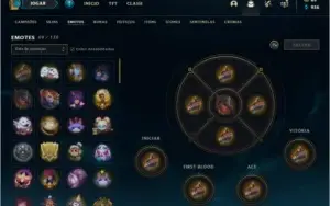 Conta de lol e valorant