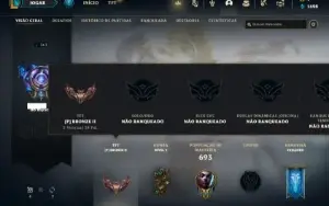 Conta Unranked com TODOS os champs e 294 Skins ( MAIN MID )