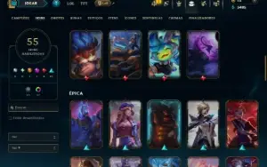 Prata 2 com 120 Champs e 54 Skins ( ADC / MID )