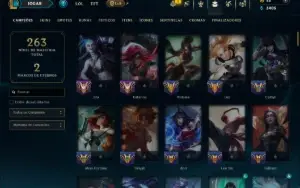 Prata 2 com 120 Champs e 54 Skins ( ADC / MID )
