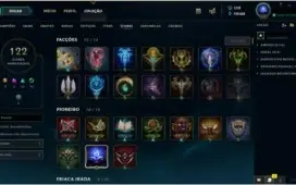 Conta LOL - Ouro 3 109 Skins