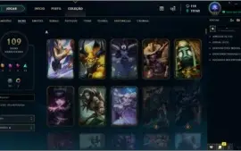 Conta LOL - Ouro 3 109 Skins