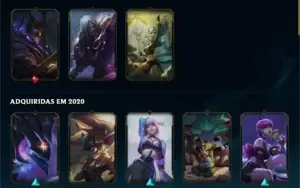 ACC League Of Legends Com Várias Skins