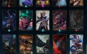ACC League Of Legends Com Várias Skins