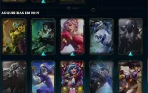 ACC League Of Legends Com Várias Skins