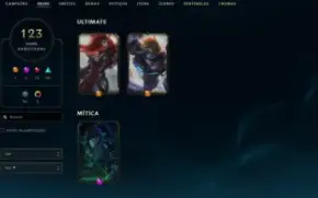 Conta League of Legends Full Acesso 138 Champs e 123 Skins