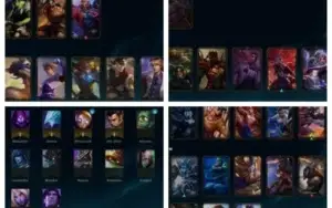 Conta de LOL 101 campeões 99 skins sem elo por alguns anos.