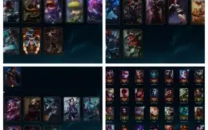 Conta de LOL 101 campeões 99 skins sem elo por alguns anos.