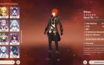 AR 57 11 personagens 5* EndGame - Genshin Impact