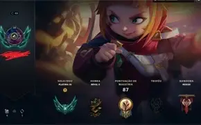 CONTA SMURF LOL PLATINA 3 MMR DIAMANTE