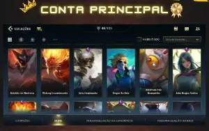 Wild rift - Conta ex Gm - 48 skin - 5 passes - todos champ