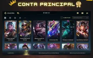 Wild rift - Conta ex Gm - 48 skin - 5 passes - todos champ