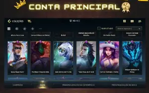 Wild rift - Conta ex Gm - 48 skin - 5 passes - todos champ