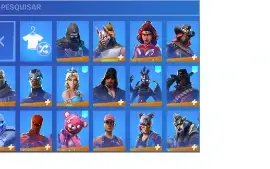 Conta fortnite com itens raros, conta com dados completos