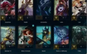 vendo conta de valorant e lol juntas