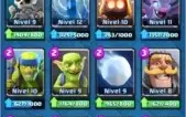 Conta clash royale nível 11 Liga 1