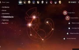 GENSHIN IMPACT - AR55, 13T5⭐Lyney C2 + Bis, Zhongli, Yelan,