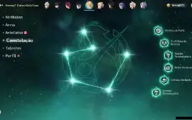 GENSHIN IMPACT - AR55, 13T5⭐Lyney C2 + Bis, Zhongli, Yelan,