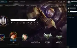 Conta Prata V - League of Legends