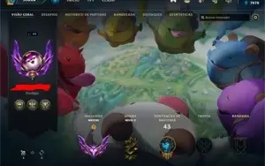 Conta mestre 63% winrate lvl 49