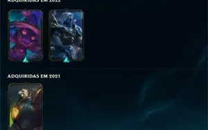 Conta mestre 63% winrate lvl 49