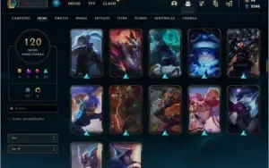 Conta League of Legends desde 2013