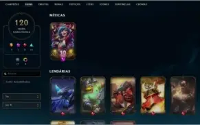 Conta League of Legends desde 2013