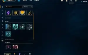 CONTA SMURF COM ZED PSY OPS + MASTER YI GALANTE 57K EA