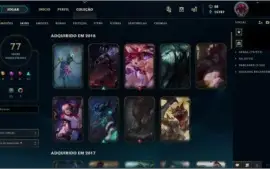 Troco conta de league of legends por zenys/equips no Bro