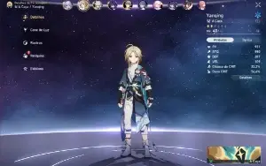 Conta Honkai Star Rail Seele + Jing Yuan  + Bailu + Yanqing 