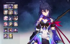 Conta Honkai Star Rail Seele + Jing Yuan  + Bailu + Yanqing 