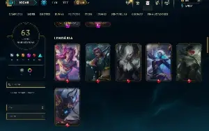 Ferro 1 com 110 Champs e 63 Skins ( TOP / JG / MID )