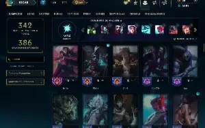 Ferro 1 com 110 Champs e 63 Skins ( TOP / JG / MID )