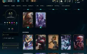 Ferro 1 com 110 Champs e 63 Skins ( TOP / JG / MID )