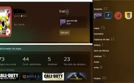 Conta Steam DOTA/CSGO e outros jogos