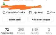 Conta no Kwai Verificada!