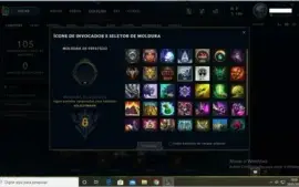 Conta SMURF UNRANKED 1 SKIN 24  CHAMPS