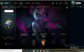 Conta SMURF UNRANKED 1 SKIN 24  CHAMPS