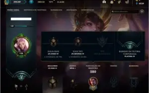 Conta ouro 4 (ex plat) com 49 skins e 88 champs