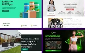 50+ Paginas de vendas no Canva (Diversos Seguimentos)