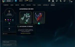 Conta platina 4 com 48 Champs e 16 Skins + 20 Espolios