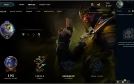 Conta nivel 62, com 38 champs e unranked