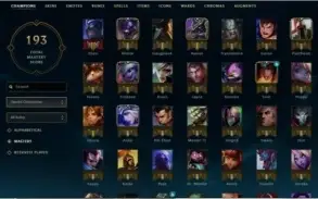 Conta nivel 62, com 38 champs e unranked