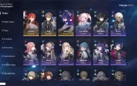 Seele + Welt + Himeko + 103 passes reais - Honkai Star Rail