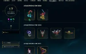 Vendo conta de lol 180 skins +++