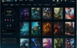 Conta LOL 105 Skins
