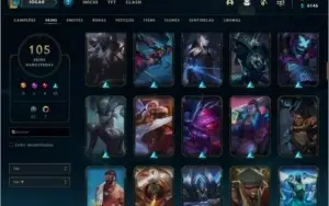 Conta LOL 105 Skins