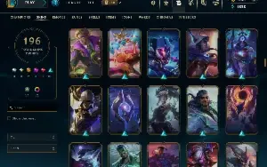 Conta Lol Lvl 415|196 Skins Com 1440 Rp 152K De Essencia